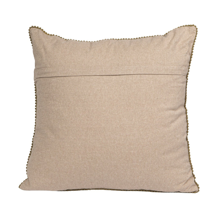 Eccentric Velvet Floral Pom Pillow
