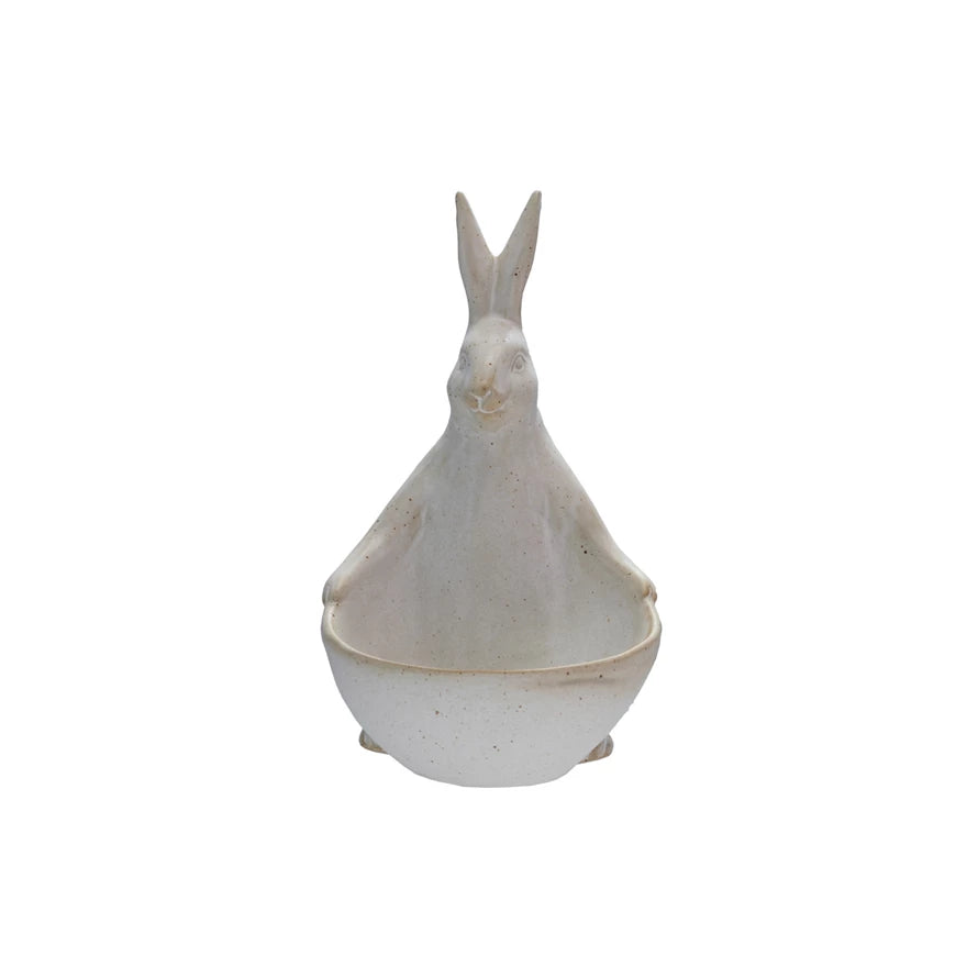 Sweet Glazed Bunny Planter