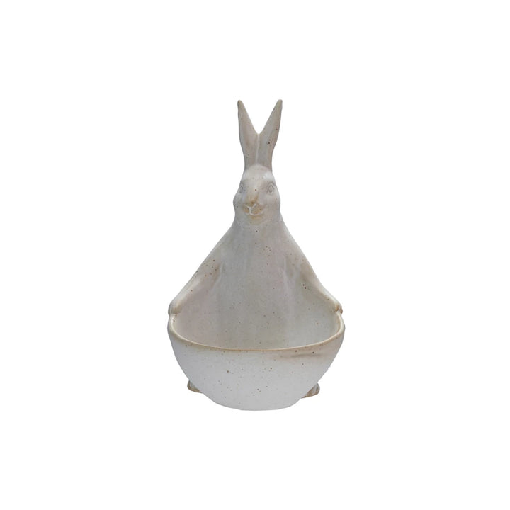 Sweet Glazed Bunny Planter