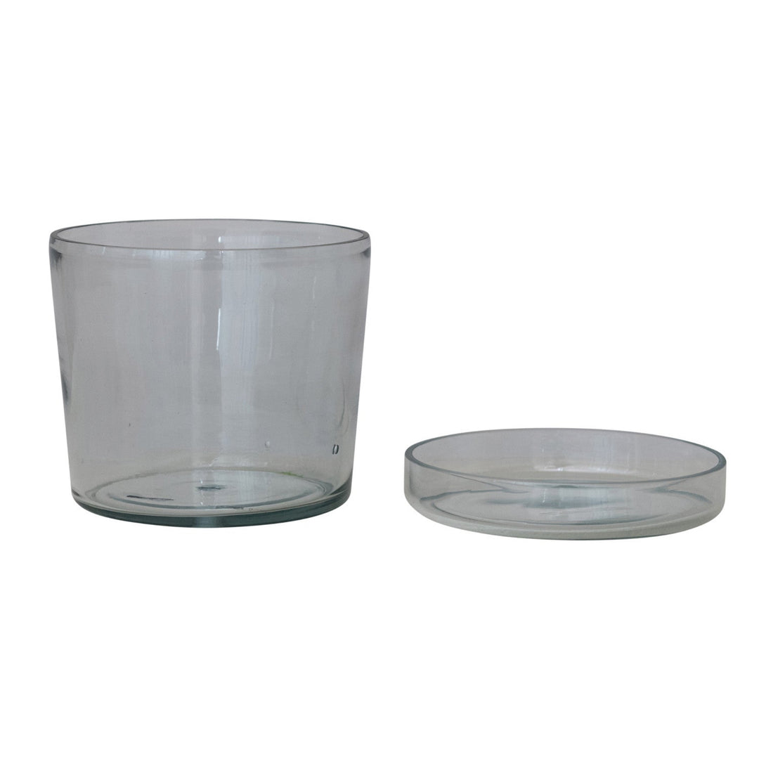 Hand Blown Glass Planter