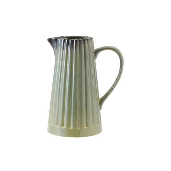 Lilac Meadows Fluted Pitcher