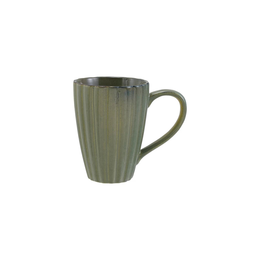 Lilac Meadows Fluted Mug