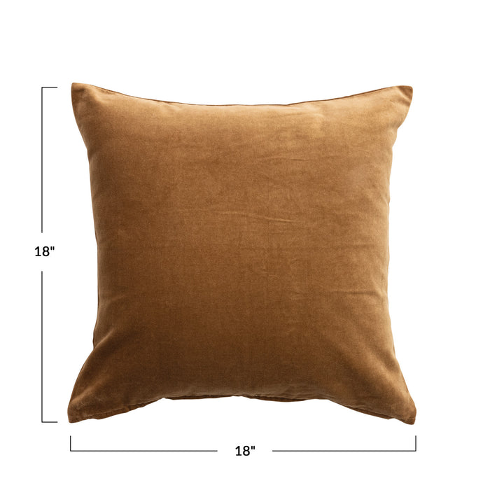 Brown Velvet Pillow