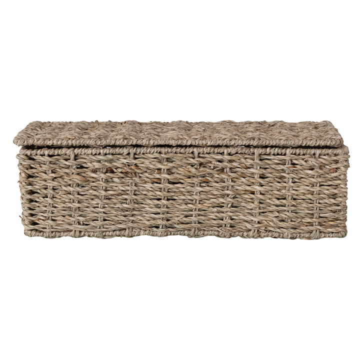 Woven Seagrass Organizer Basket