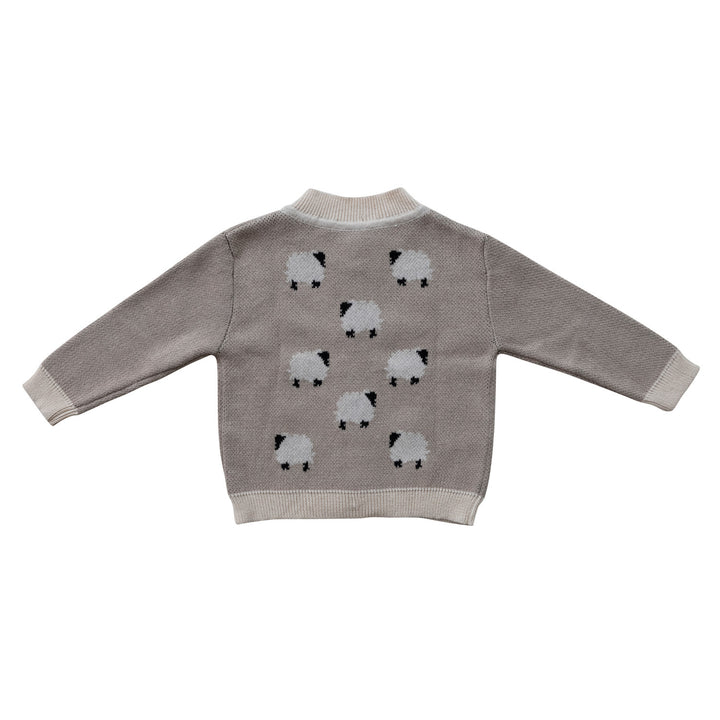 Sheep Knit Baby Cardigan Sweater