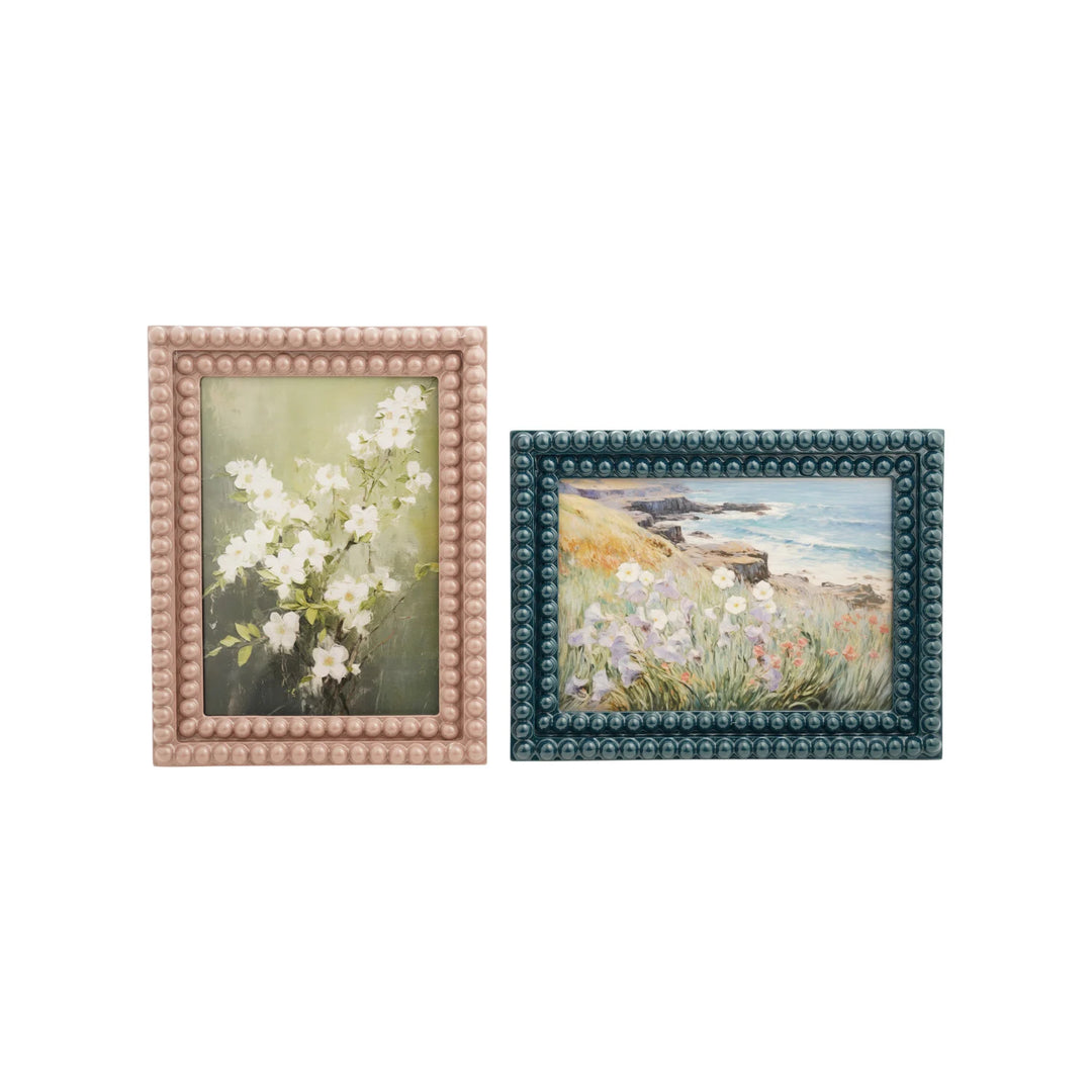 Pastoral Rectangle Bubble Framed Art