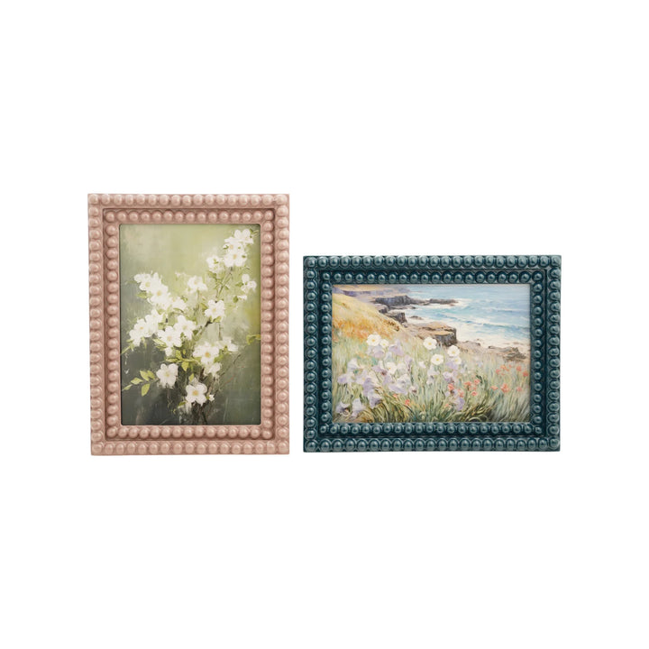 Pastoral Rectangle Bubble Framed Art