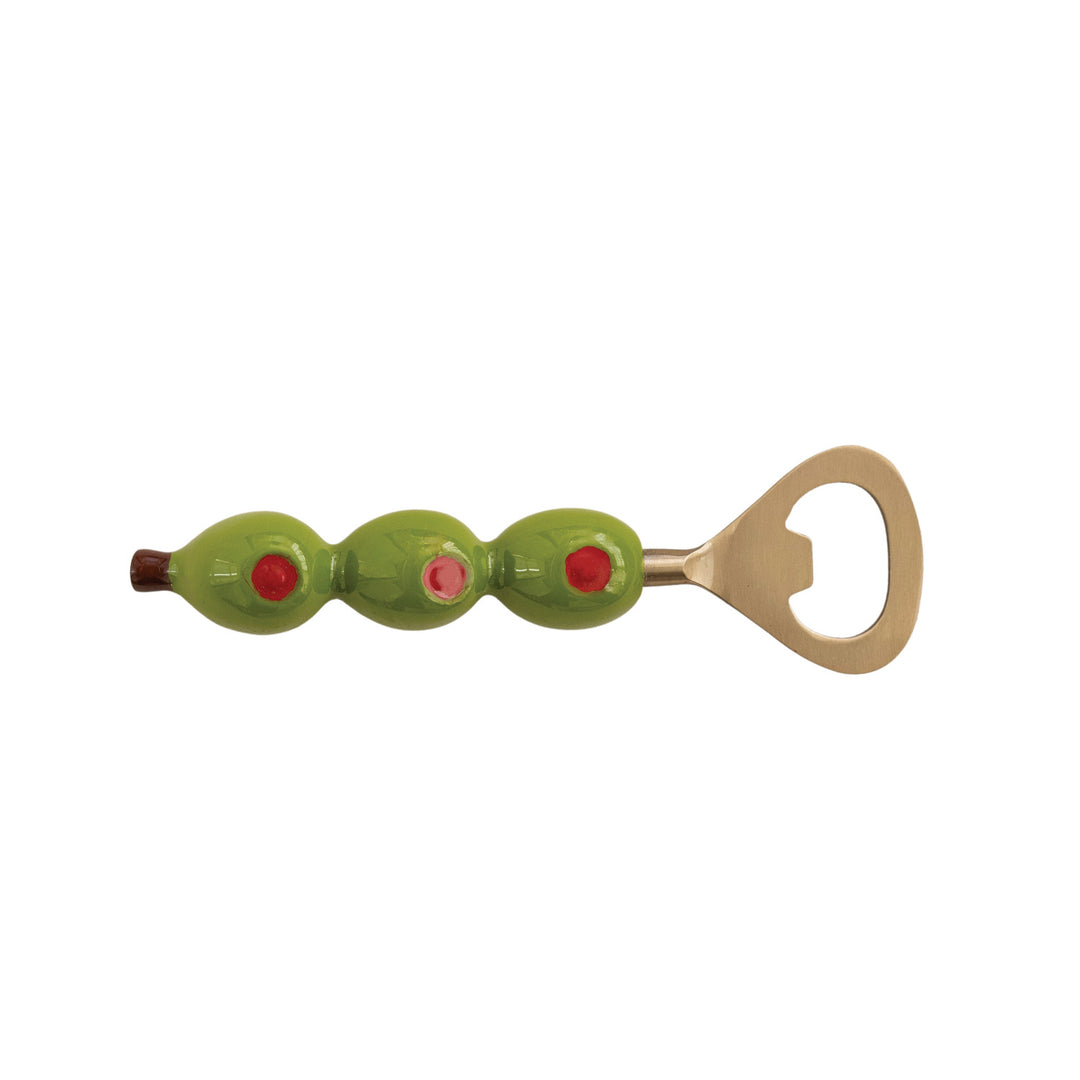 Olive Handle Bottle Opener