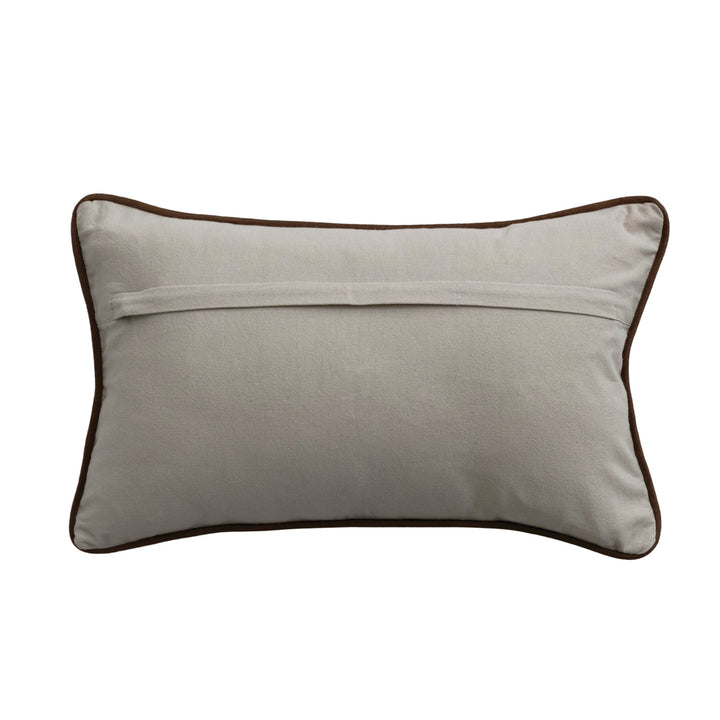 Equestrian Bit Linen Lumbar Pillow