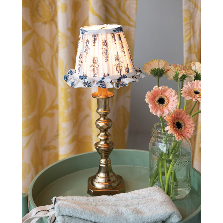 Antique Brass Candlestick Table Lamp