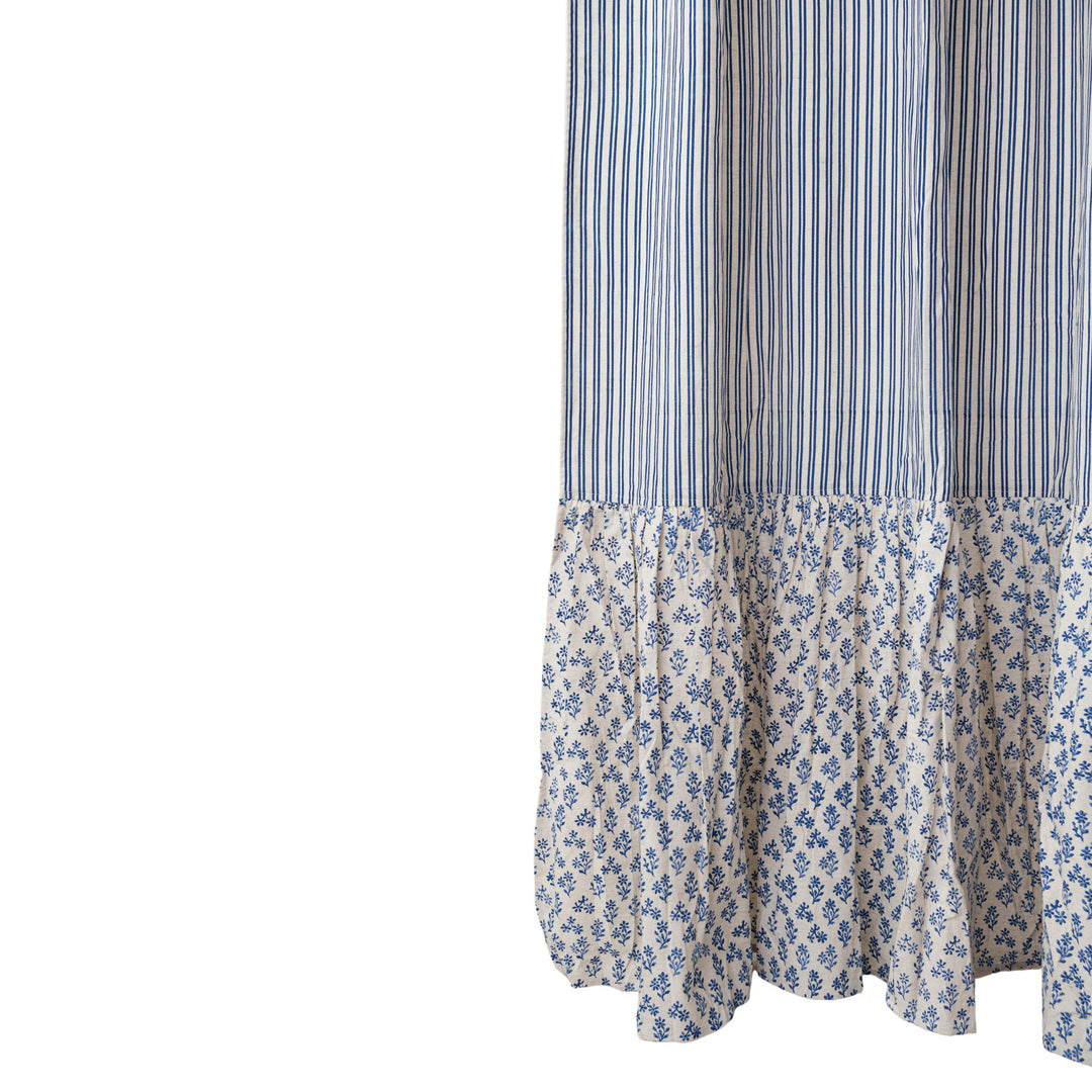 Eccentric Ruffle Bottom Curtain Panels