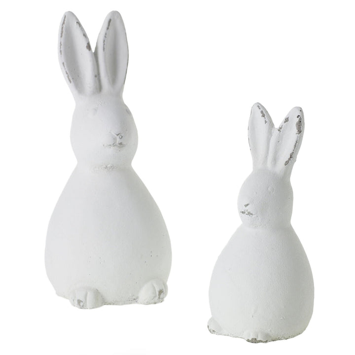 White Bunny Figurine