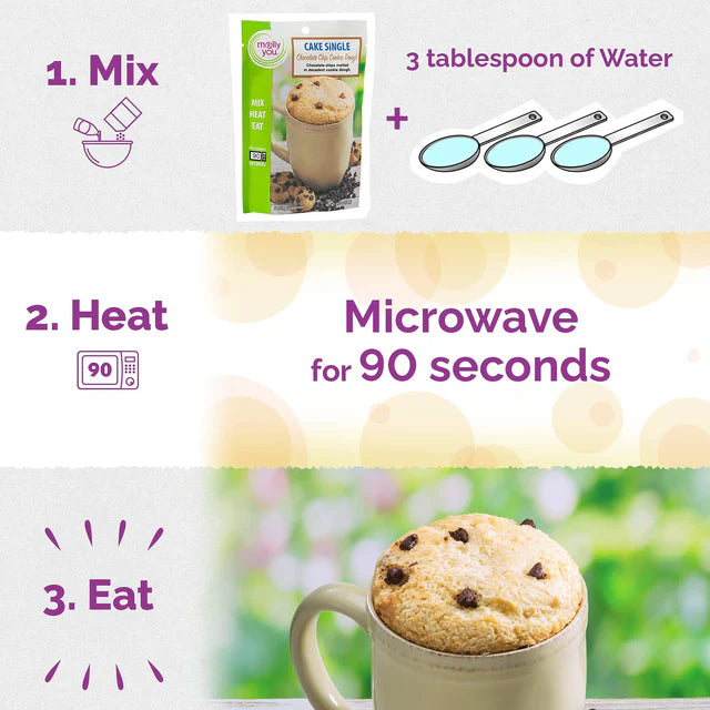 Single Serve Microwaveable Cake Mix
