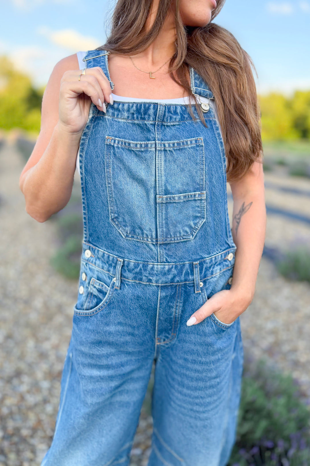 Free People Good Luck Overall