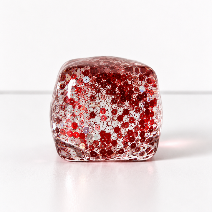 Glitter Squishy Cube