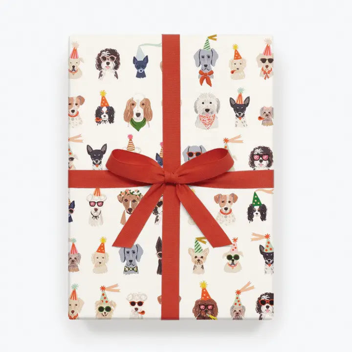 Rifle Paper Party Pups Wrapping Sheets