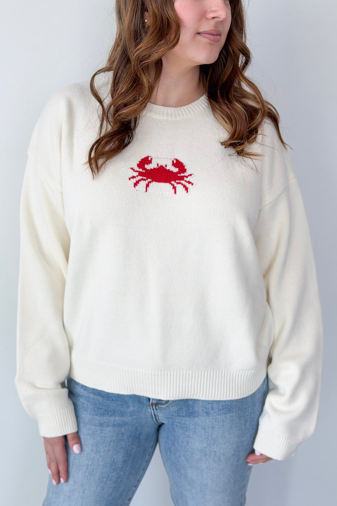 Coastal Crab Sweater