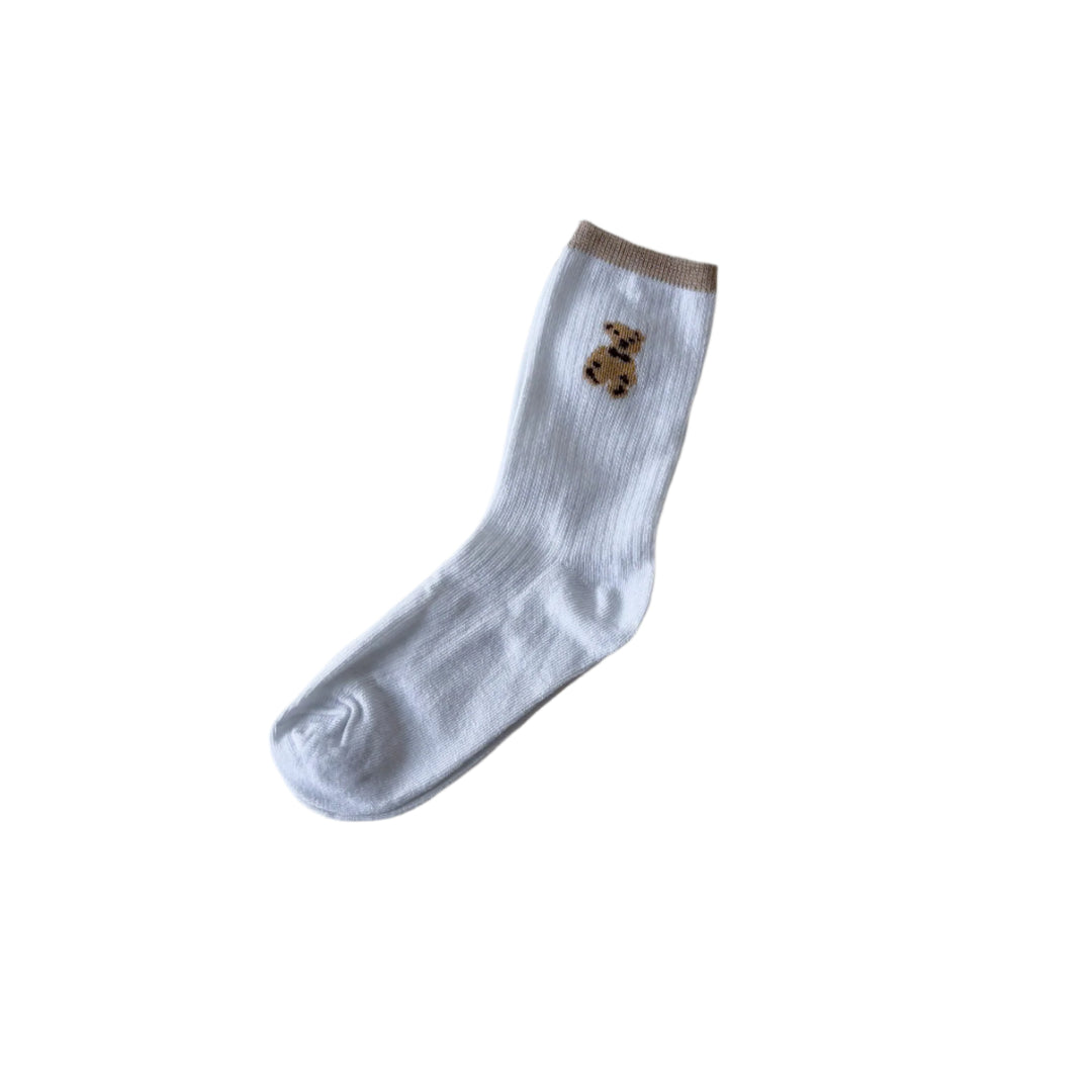 Teddy Bear Crew Socks