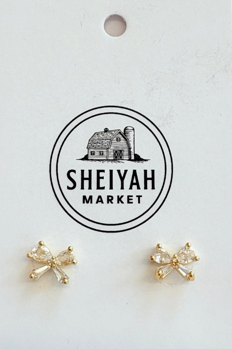 Bow Stud Earrings