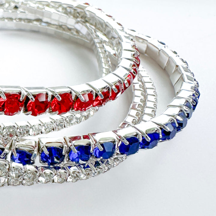 Americana Rhinestone Bracelets