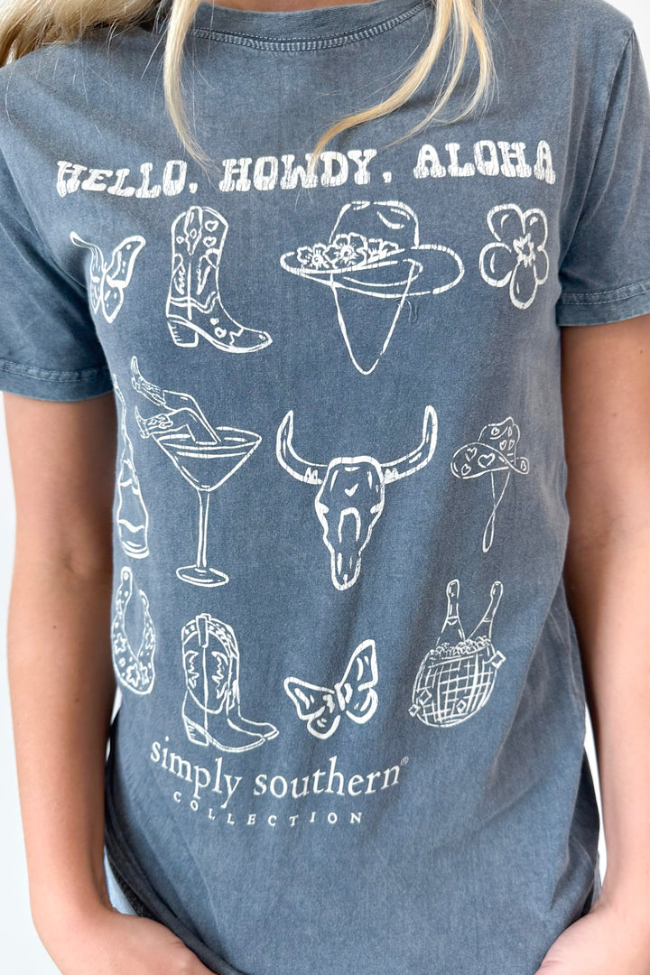 Hello Howdy Aloha Tee