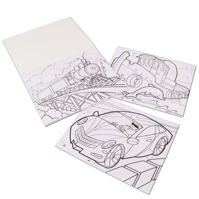 Jumbo Coloring Pad Vehicles