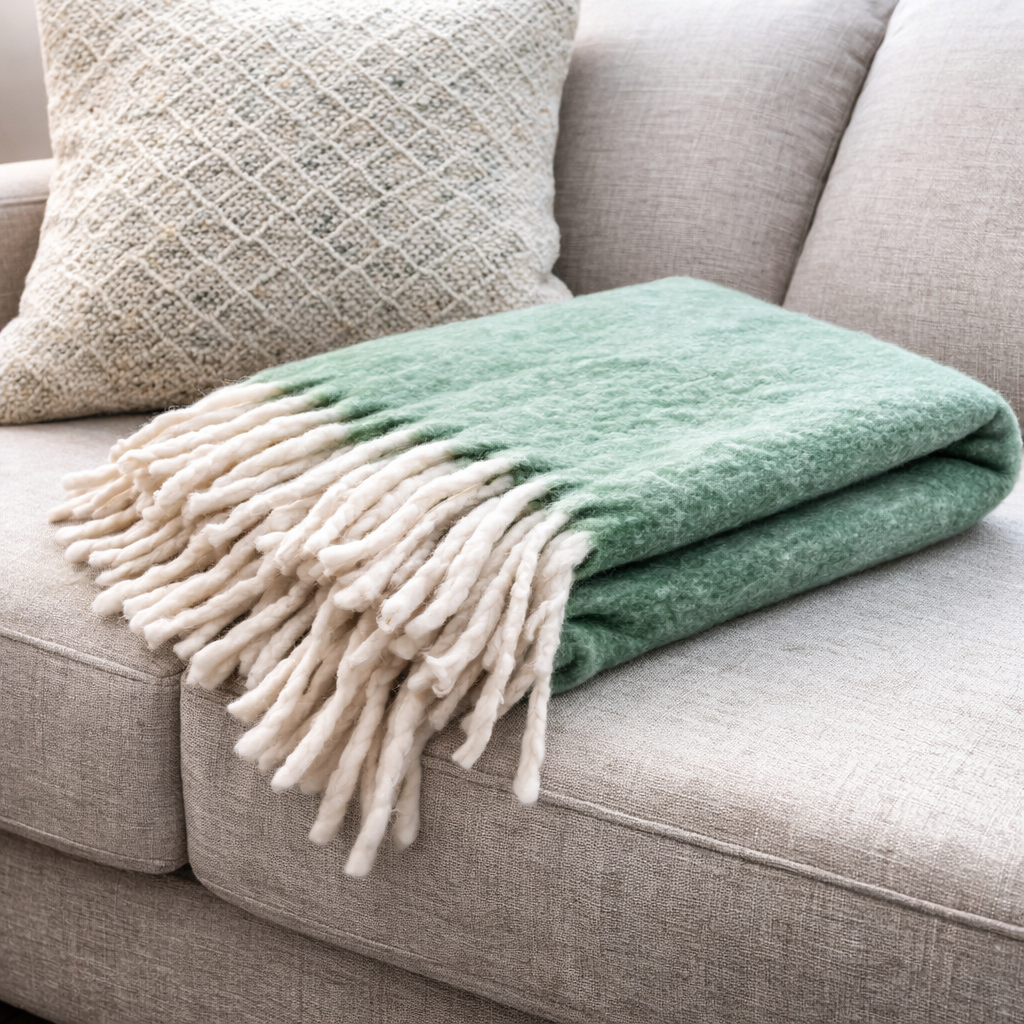Fringed Throw Blanket