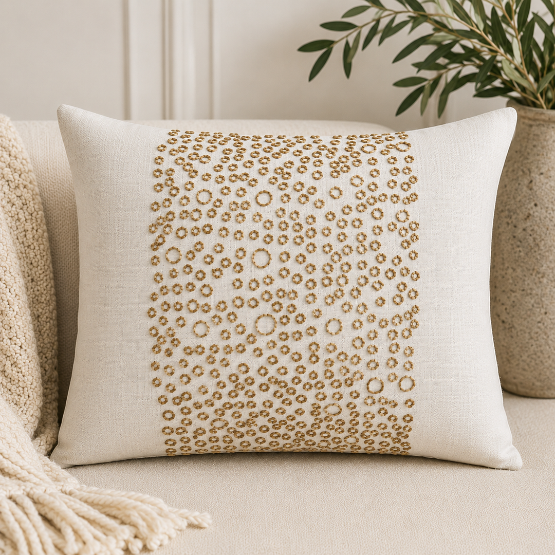 Beaded Band Pillow