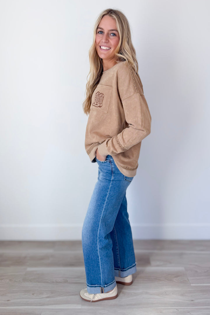 Cowboy Boots Sweatshirt