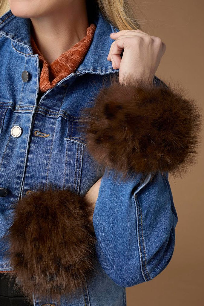 Animal Fur Cuffs