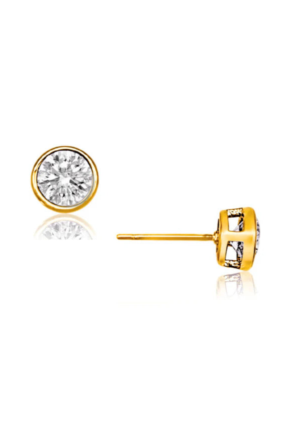Ellie Vail Cateana Bezel Stud Earring