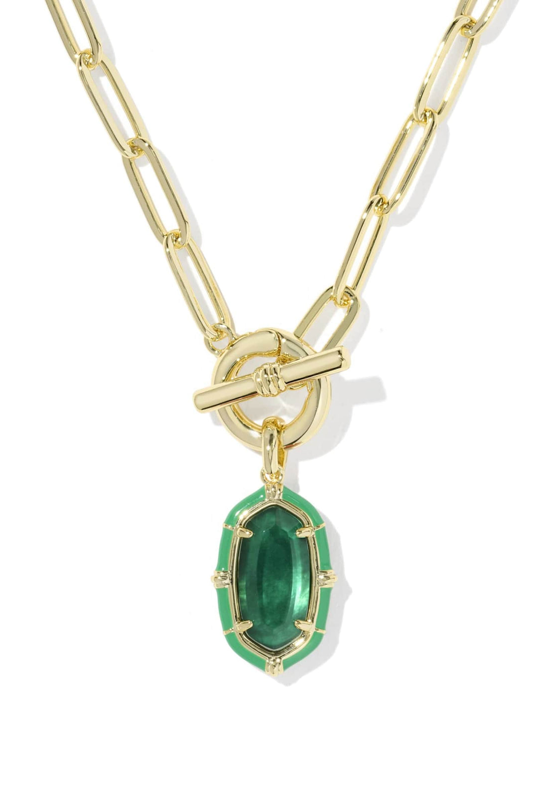 Kendra Scott Elisa Enamel Link And Chain Necklace