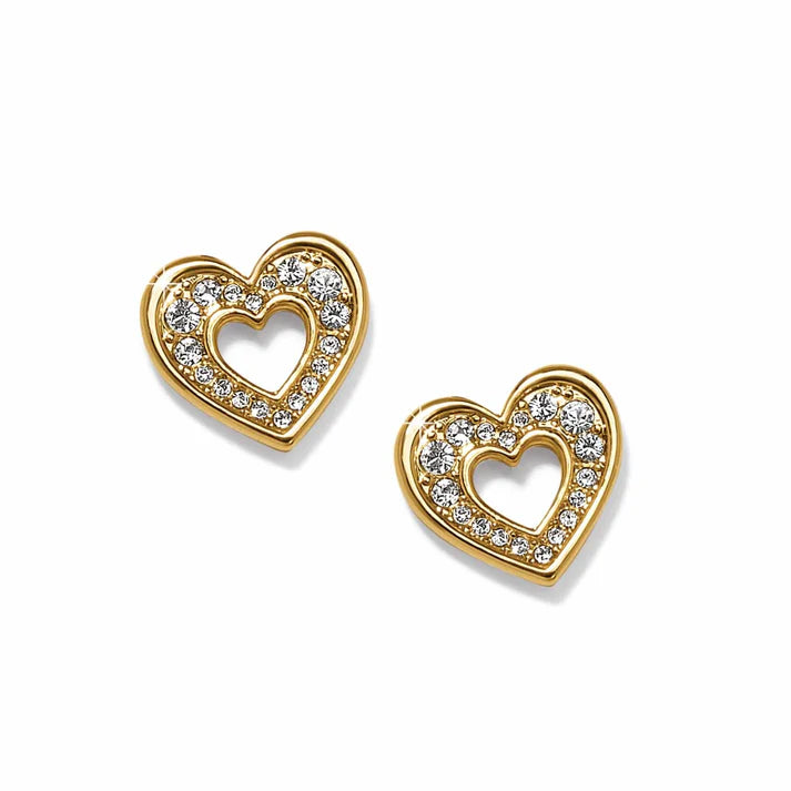 Brighton Enchanting Heart Post Earrings