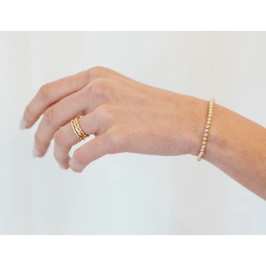 14k Gold Filled Stretch Bracelet