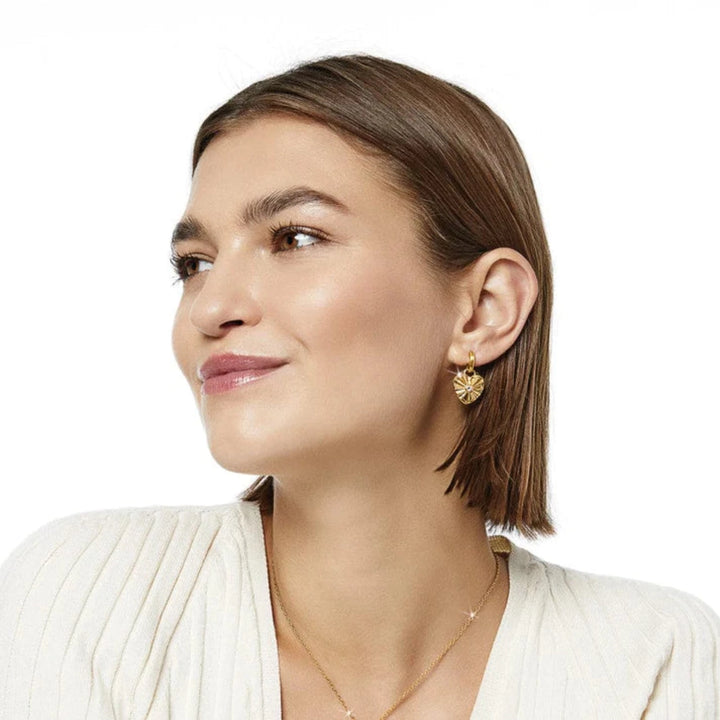 Brighton Esprit Heart Post Drop Earrings