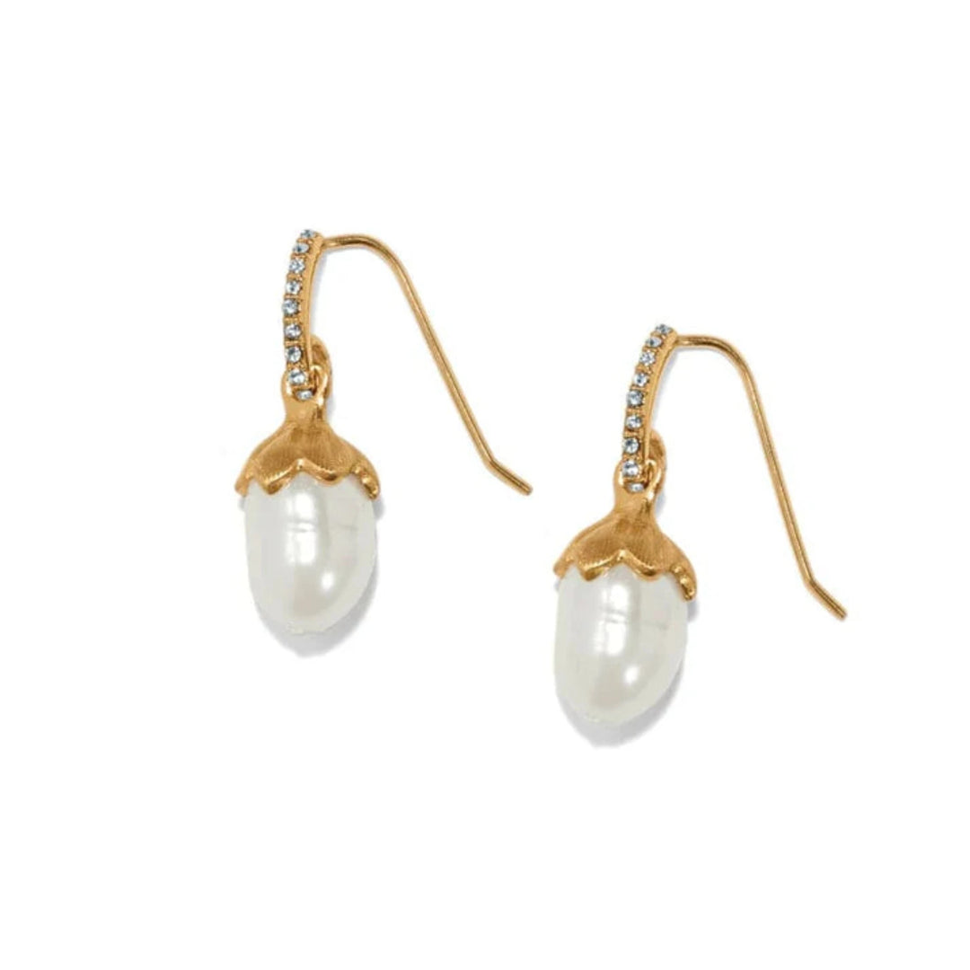 Brighton Everbloom Pearl Drop French Wire Earrings