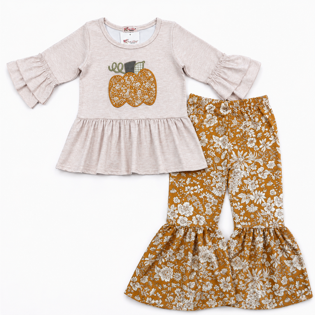 Waverly Pumpkin Girls Set