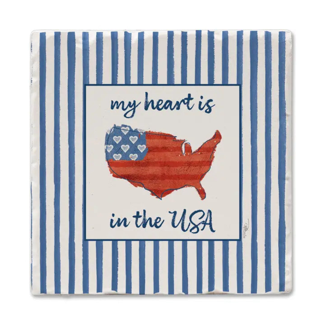 USA Cuties Home Square Coaster