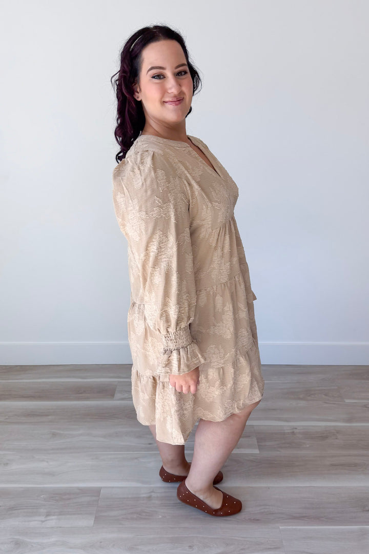 Peaceful Garden Dress Curvy