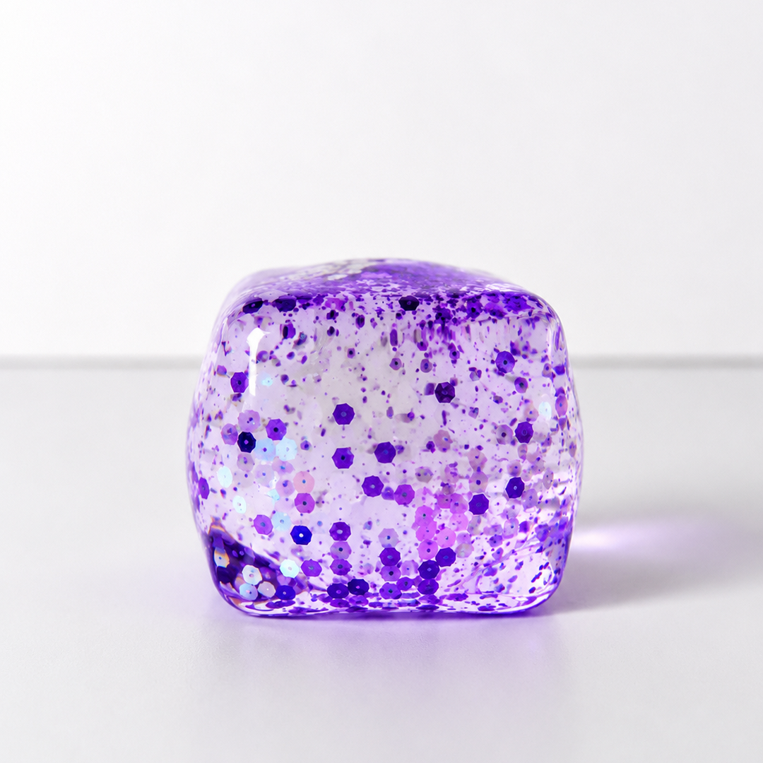Glitter Squishy Cube