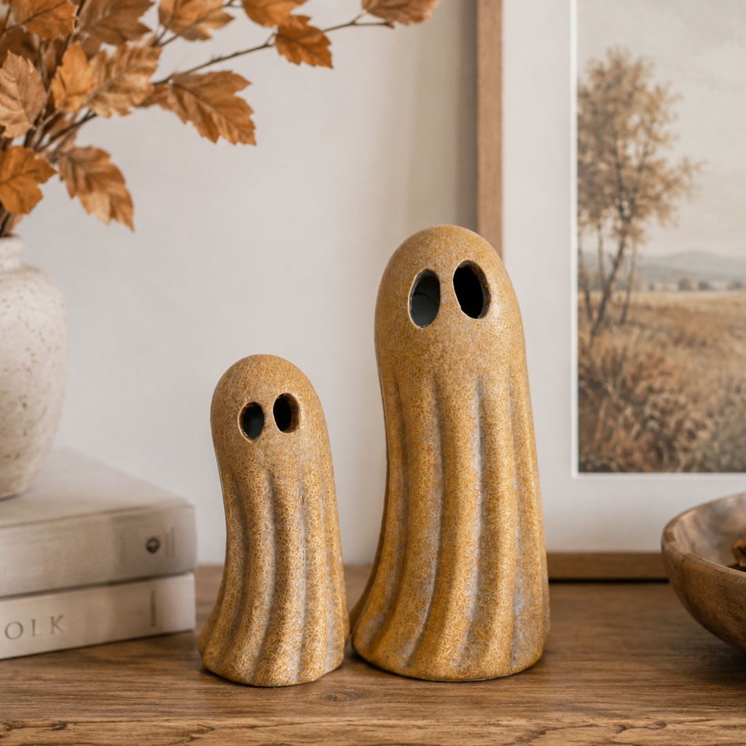 Ceramic Ghost Figurine