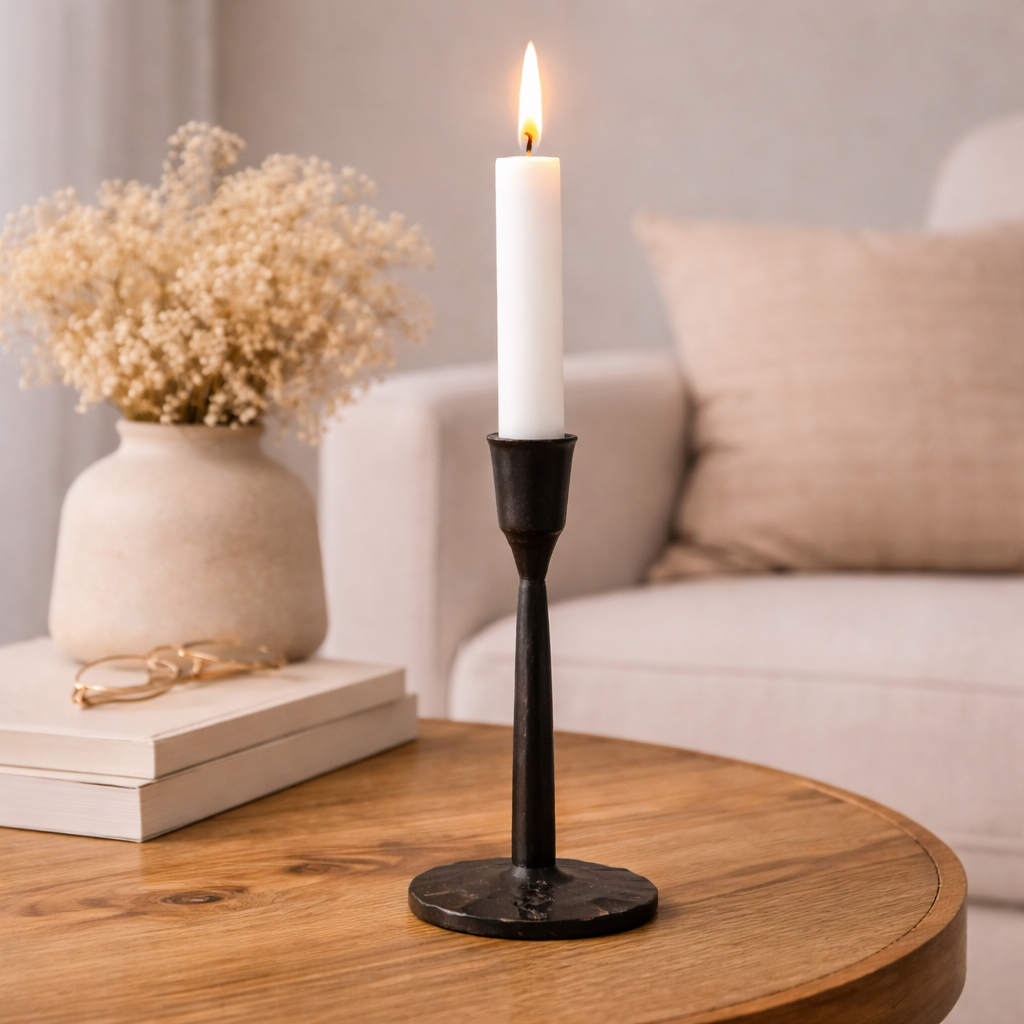 Iron Candle Holder