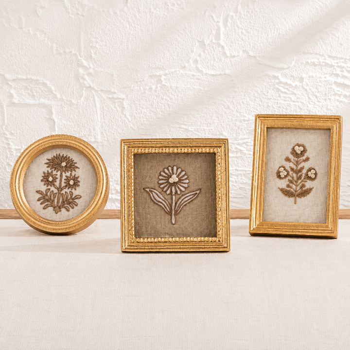 Gold Framed Flower
