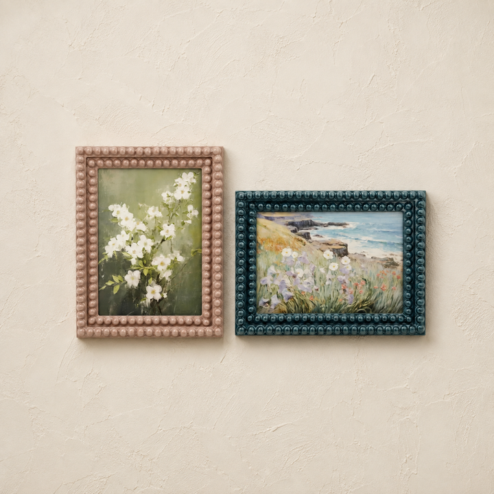Pastoral Rectangle Bubble Framed Art