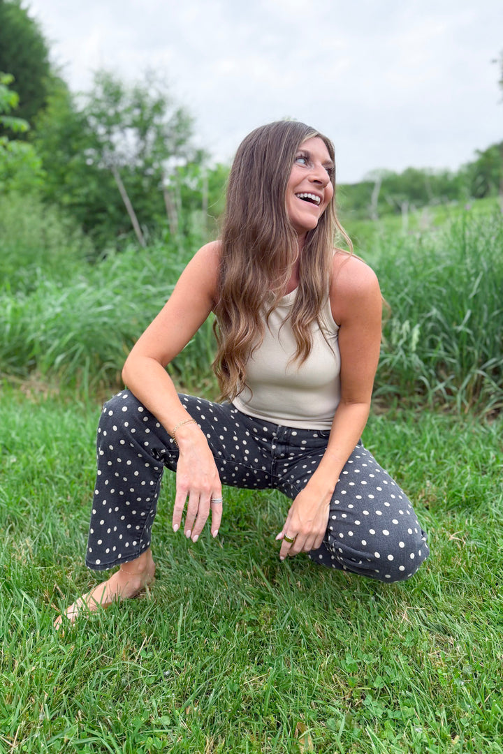 Just USA Polka Dot Denim