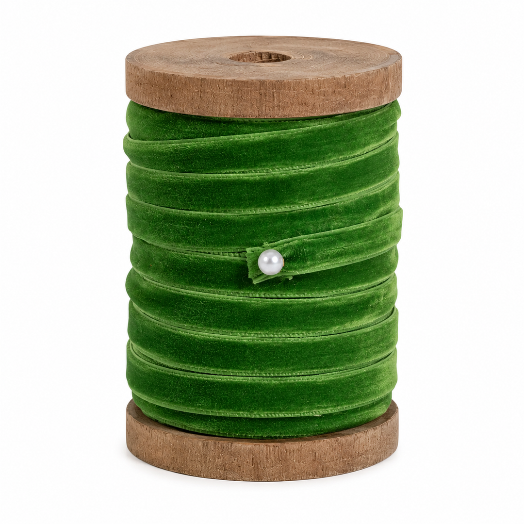 Velvet Ribbon On Spool