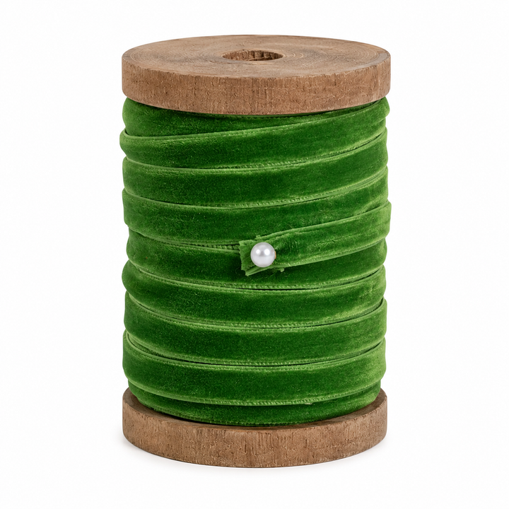Velvet Ribbon On Spool
