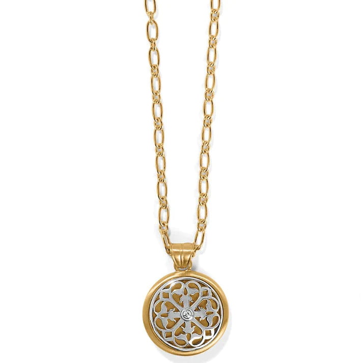 Brighton Two Tone Luce Large Pendant Necklace