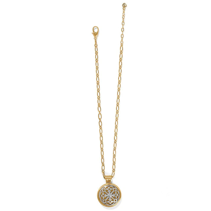 Brighton Two Tone Luce Large Pendant Necklace