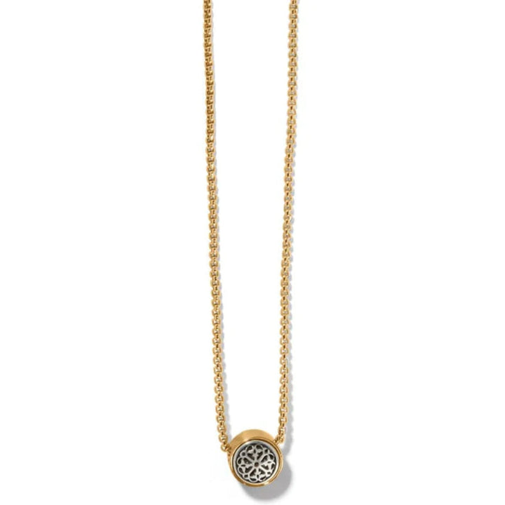 Brighton Ferrara Two Tone Luce Mini Pendant Necklace